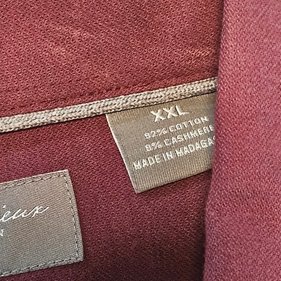 Daniel Cremieux Supima XXL Touch of Cashmere Wine Red L/S Button Shirt NWT L996 - Picture 6 of 7